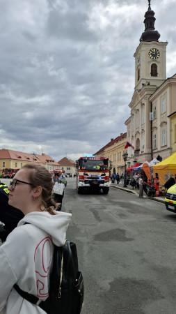 Ukázka zásahu hasičů Rokycany